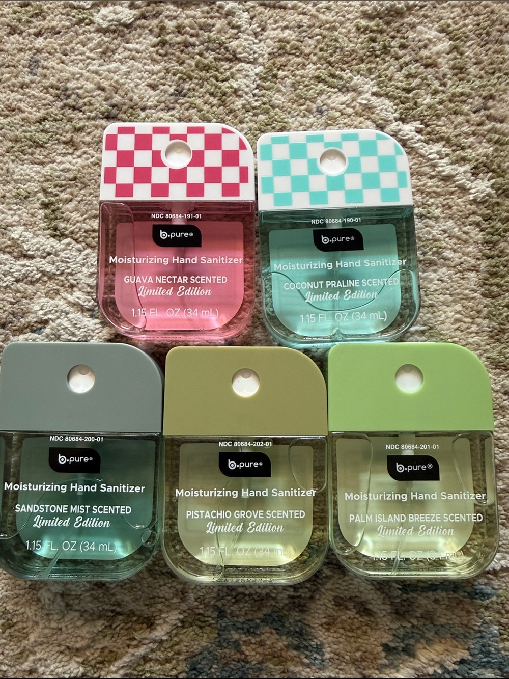 Moisturizing Hand Sanitizer - Fall Scented hand sanitizer 5 Pack